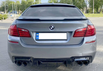 BMW 5. sērija F10/F11 2010–2016 Aizmugurējais difuzors CS-Style DPT (M5, spīdīgi melns, vakuumformēts) foto 2