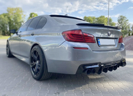BMW 5. sērija F10/F11 2010–2016 Aizmugurējais difuzors CS-Style DPT (M5, spīdīgi melns, vakuumformēts) foto 1