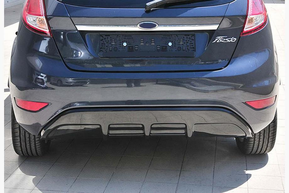 Ford Fiesta 2008–2017 Aizmugurējais difuzors DPT V-2 (HB, spīdīgi melns) Image