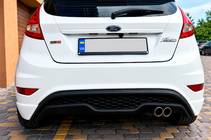 Ford Fiesta 2008–2017 Aizmugurējais difuzors DPT V-3 (HB, matēti melns) foto 1