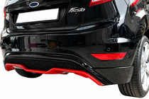 Ford Fiesta 2008–2017 Aizmugurējais difuzors DPT V-3 (HB, matēti melns) foto 3