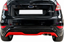 Ford Fiesta 2008–2017 Aizmugurējais difuzors DPT V-3 (HB, matēti melns) foto 4