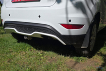 Ford Fiesta 2008–2017 Aizmugurējais difuzors DPT V-3 (HB, matēti melns) foto 5