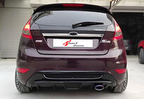 Ford Fiesta 2008–2017 Aizmugurējais difuzors DPT 2008-2012, HB, spīdīgi melns foto 1