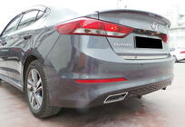 Hyundai Elantra (AD) 2015–2020 Aizmugurējais difuzors DPT V-1 (spīdīgi melns) foto 1