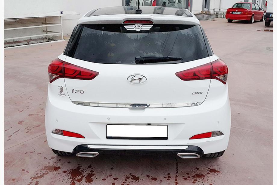Hyundai I-20 2014–2020 Aizmugurējais difuzors DPT (2014-2018, spīdīgi melns) Image