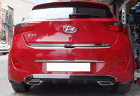Hyundai I-30 2012–2017 Aizmugurējais difuzors DPT V-1 (spīdīgi melns) foto 1