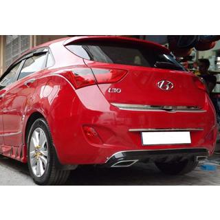 Aizmugurējais difuzors DPT V-1 (spīdīgi melns) Hyundai I-30 2012–2017 foto 2