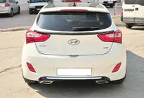 Hyundai I-30 2012–2017 Aizmugurējais difuzors DPT V-2 (spīdīgi melns) foto 1