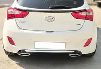Hyundai I-30 2012–2017 Aizmugurējais difuzors DPT V-2 (spīdīgi melns) foto 3