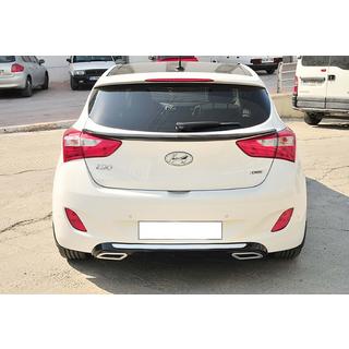 Aizmugurējais difuzors DPT V-2 (spīdīgi melns) Hyundai I-30 2012–2017 foto 1