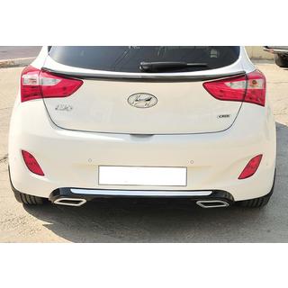 Aizmugurējais difuzors DPT V-2 (spīdīgi melns) Hyundai I-30 2012–2017 foto 3