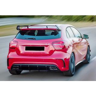 Aizmugurējais difuzors DPT (AMG, melns spīdīgs) Mercedes A-сlass W176 2012–2018 foto 1