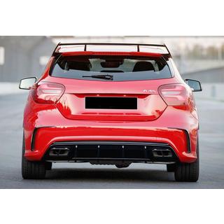Aizmugurējais difuzors DPT (AMG, melns spīdīgs) Mercedes A-сlass W176 2012–2018 foto 2