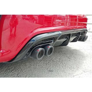 DPT aizmugurējais difuzors (2012-2015, Brabus, melns spīdīgs) Mercedes A-сlass W176 2012–2018 foto 2