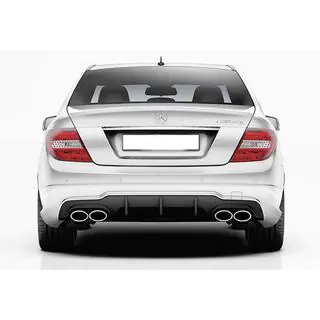 Aizmugurējais difuzors DPT (2011-2014, priekš AMG SD, spīdīgi melns) foto 3