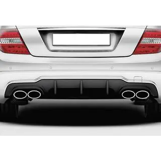 Aizmugurējais difuzors DPT (2011-2014, priekš AMG SD, spīdīgi melns)