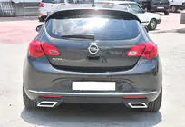 Opel Astra J 2009–2015 Aizmugurējais difuzors DPT V1 (2012-2015, HB, melns spīdīgs) foto 7