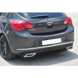 Aizmugurējais difuzors DPT V1 (2012-2015, HB, melns spīdīgs) Opel Astra J 2009–2015 foto 3