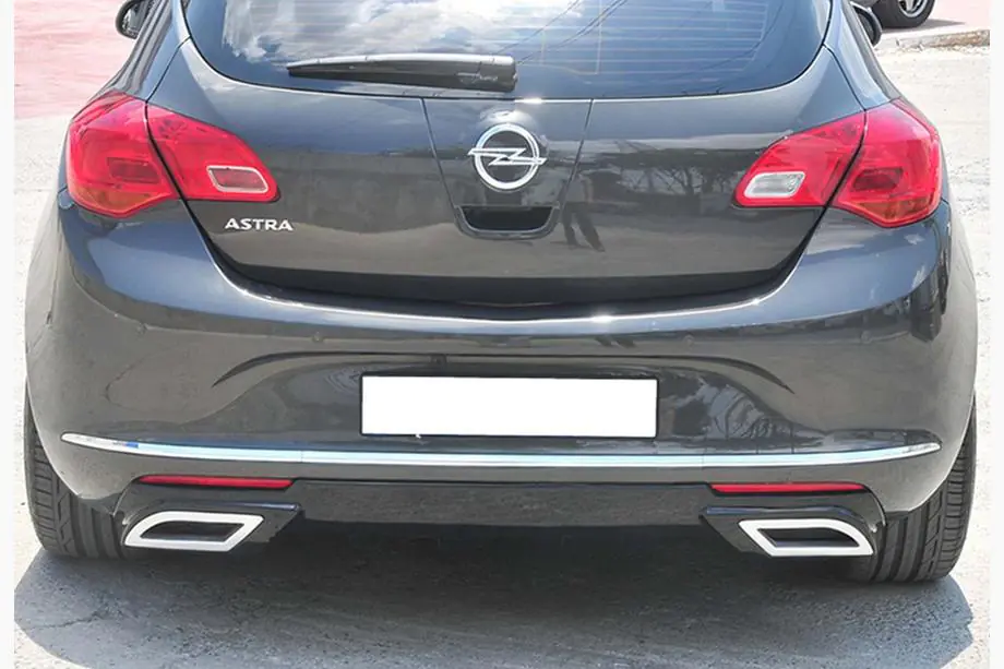 Opel Astra J 2009–2015 Aizmugurējais difuzors DPT V1 (2012-2015, HB, melns spīdīgs) Image