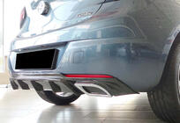 Opel Astra K 2016–2021 Aizmugurējais difuzors DPT V-2 (HB, spīdīgi melns) foto 1