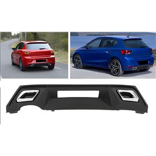 Aizmugurējais difuzors DPT V-2 (spīdīgi melns) Seat Ibiza 2017–