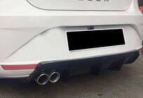 Seat Leon 2005–2012 Aizmugurējais difuzors DPT V-3 (2009-2012, spīdīgi melns) foto 1