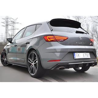Aizmugurējais difuzors DPT V-1 (2017-2020, melns spīdīgs) Seat Leon 2013–2020