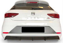 Seat Leon 2013–2020 Aizmugurējais difuzors DPT V-2 (2017-2020, spīdīgi melns) foto 2