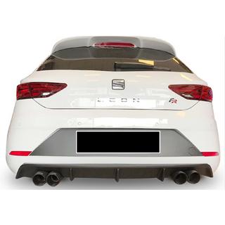 Aizmugurējais difuzors DPT V-3 (2017-2020, melns spīdīgs) Seat Leon 2013–2020