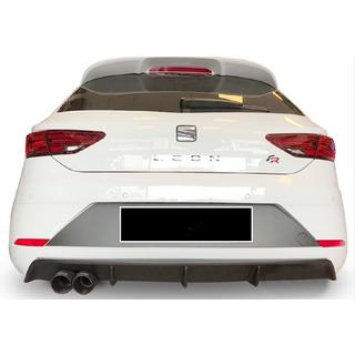 Aizmugurējais difuzors DPT V-4 (2017-2020, melns spīdīgs) Seat Leon 2013–2020 foto 1