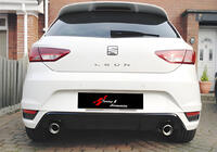 Seat Leon 2013–2020 Aizmugurējais difuzors DPT V-1 (spīdīgi melns) foto 1