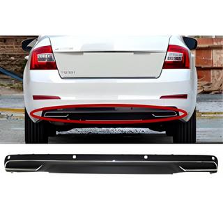 Aizmugurējais difuzors DPT V-3 (LB, matēti melns) Skoda Octavia III A7 2013–2019 foto 1