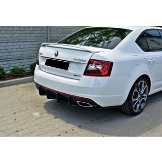Aizmugurējais difuzors DPT V-5 (LB, matēti melns) Skoda Octavia III A7 2013–2019 foto 2