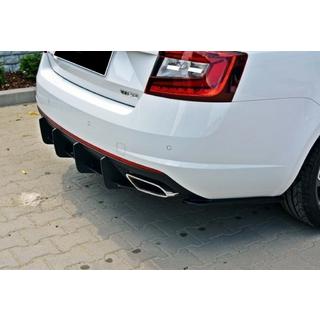 Aizmugurējais difuzors DPT V-5 (LB, matēti melns) Skoda Octavia III A7 2013–2019 foto 3