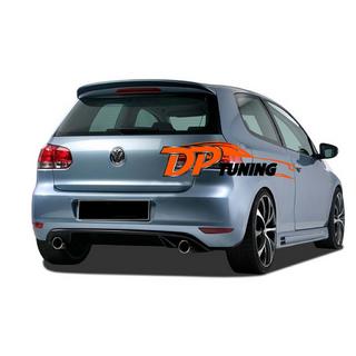 Aizmugurējais difuzors DPT V-1 (Base versijai, melns spīdīgs) Volkswagen Golf 6 2008–2014 foto 1