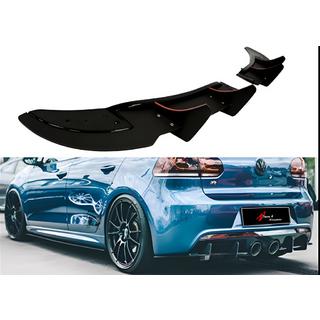 Aizmugurējais difuzors DPT V-2 (matēti melns) Volkswagen Golf 6 2008–2014 foto 1