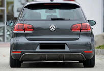 Volkswagen Golf 6 2008–2014 Aizmugurējais difuzors DPT V-3 (GTI, spīdīgi melns) foto 1