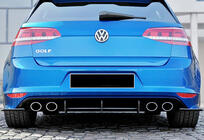 Volkswagen Golf 7/E-Golf 2012–2020 Aizmugurējais difuzors DPT V-4 (R / R-Line, 2012-2019, matēti melns) foto 4