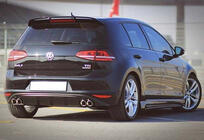Volkswagen Golf 7/E-Golf 2012–2020 Aizmugurējais difuzors DPT V-6 (2012-2017, spīdīgi melns) foto 3