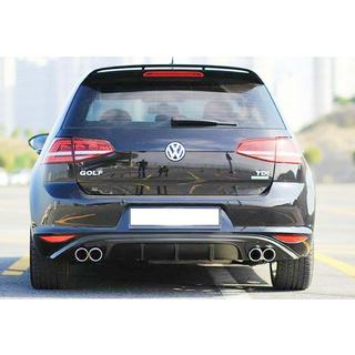 Aizmugurējais difuzors DPT V-6 (2012-2017, spīdīgi melns) Volkswagen Golf 7/E-Golf 2012–2020 foto 4