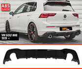 Volkswagen Golf 8 2019– Aizmugurējais difuzors DPT V-1 (spīdīgi melns) foto 1