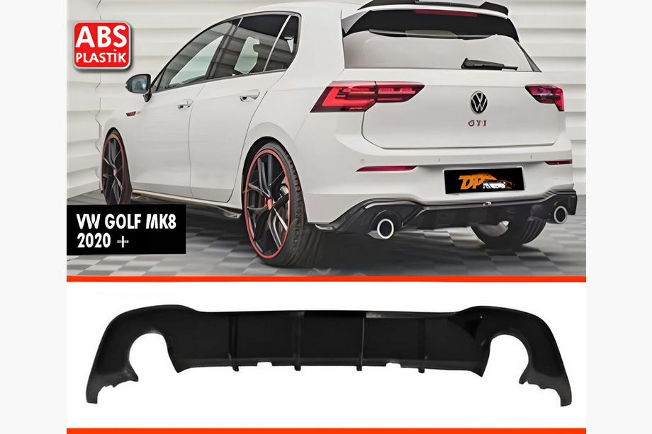 Volkswagen Golf 8 2019– Aizmugurējais difuzors DPT V-1 (spīdīgi melns) Image