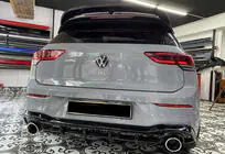 Volkswagen Golf 8 2019– Aizmugurējais difuzors DPT V-2 (spīdīgi melns) foto 1