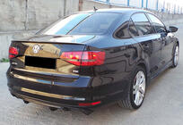 Volkswagen Jetta 2011–2018 Aizmugurējais difuzors DPT (2014-2018, spīdīgi melns) foto 2