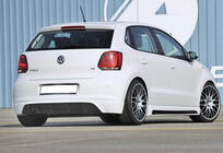 Volkswagen Polo 2010–2017 Aizmugurējais difuzors DPT (2010-2013, spīdīgi melns) foto 2