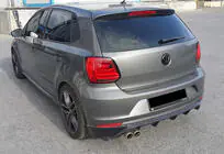 Volkswagen Polo 2010–2017 Aizmugurējais difuzors DPT (2014-2017, melns spīdīgs) foto 4