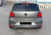 Volkswagen Polo 2010–2017 Aizmugurējais difuzors DPT (2014-2017, melns spīdīgs) foto 2