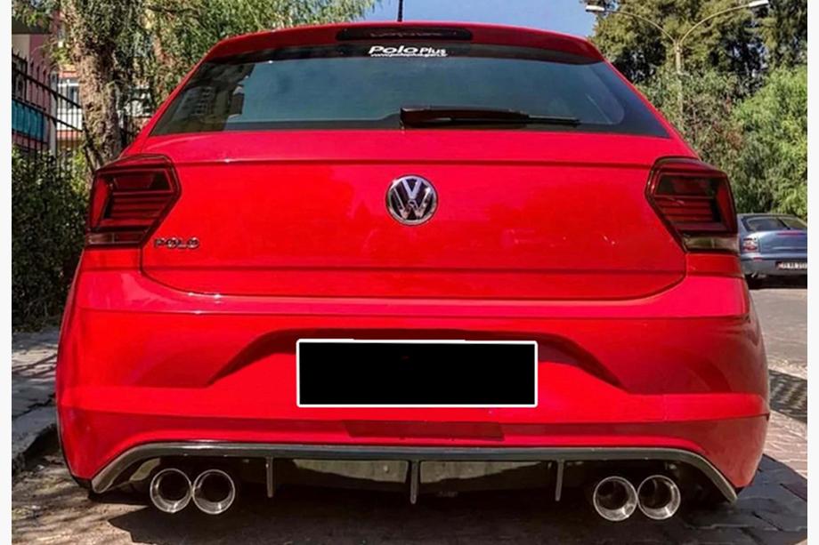 Volkswagen Polo 2017– Aizmugurējais difuzors DPT V-2 (spīdīgi melns) Image