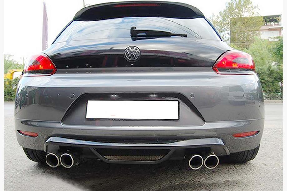 Volkswagen Scirocco 2008–2017 Aizmugurējais difuzors DPT V-1 (2008-2013, spīdīgi melns) Image